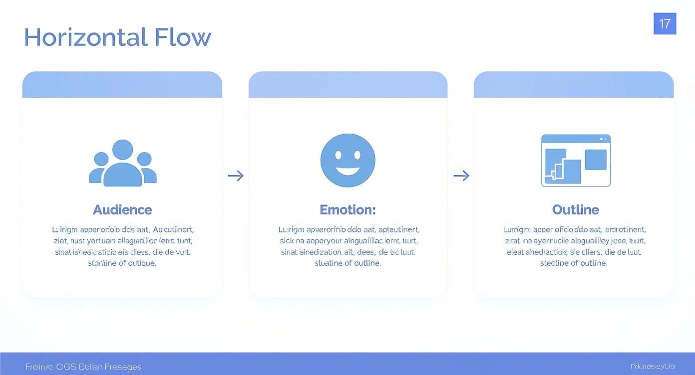 Infographic about how to create a photo slideshow
