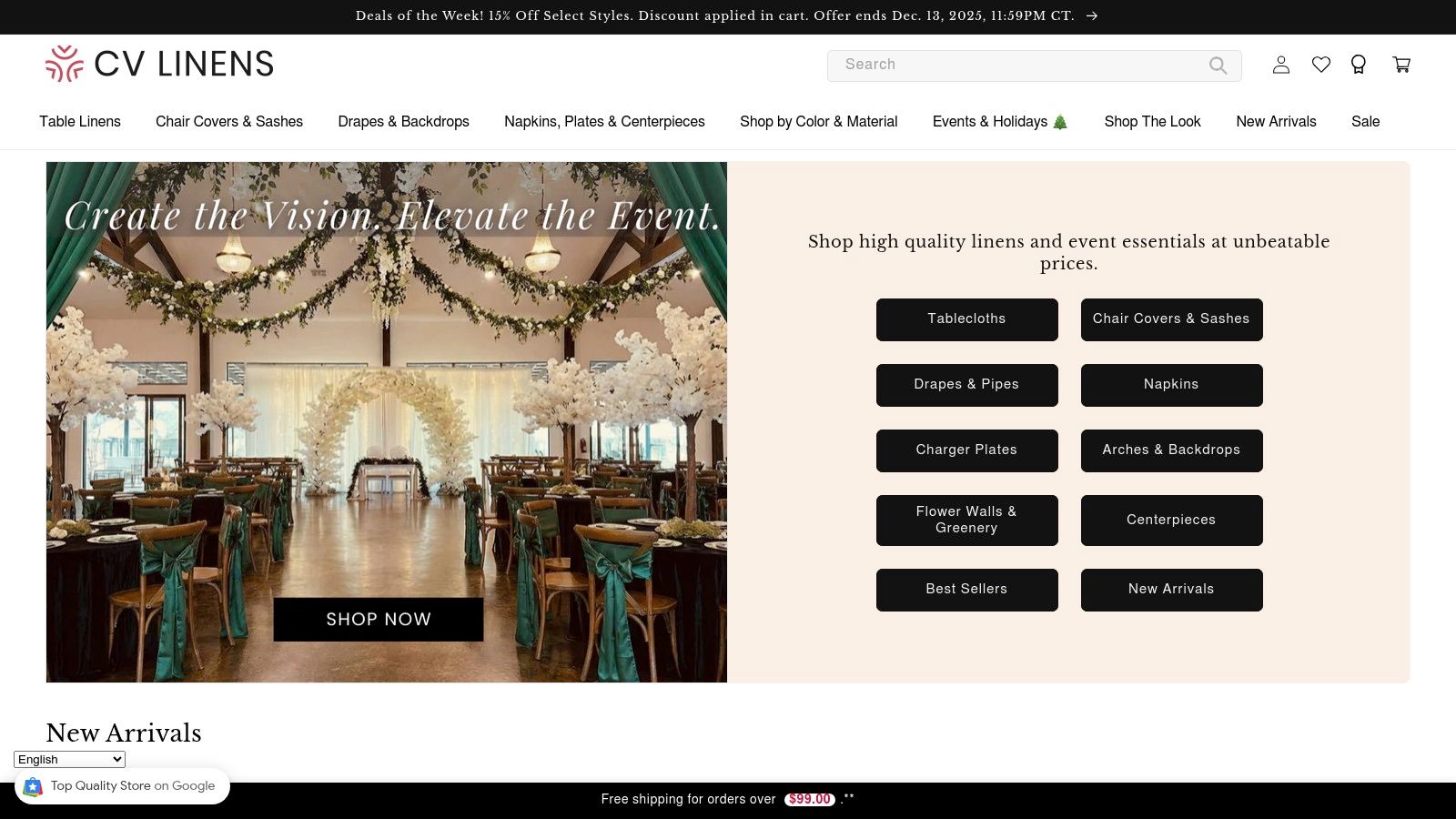 CV Linens