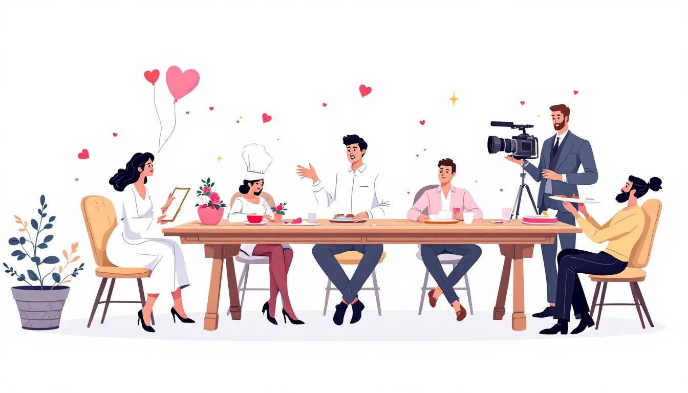 A wedding planner coordinating with various wedding vendors, highlighting the importance of collaboration.