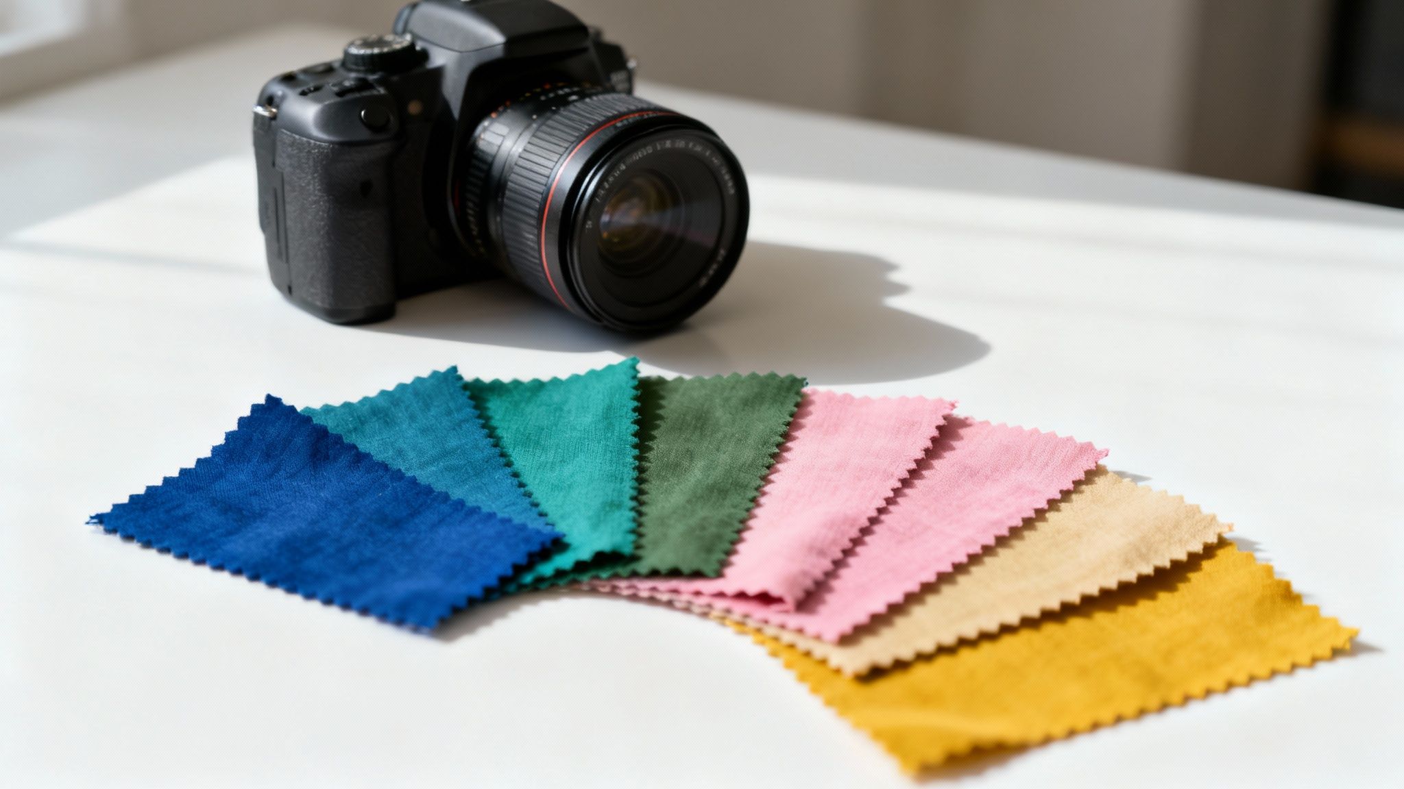 Best Colors To Wear On Camera Fabric Swatches Jpg - Candid Studios