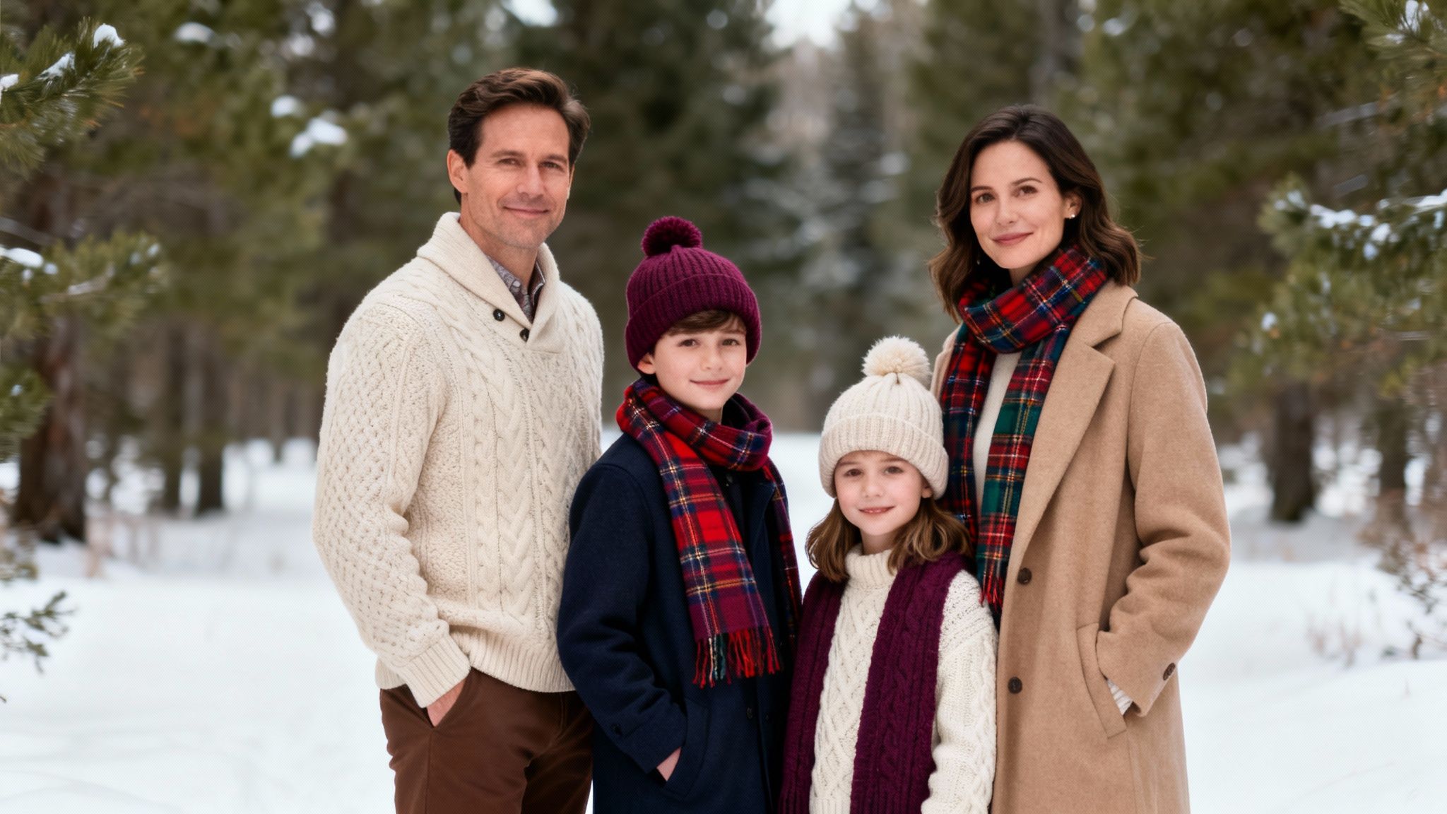 Family Picture Clothing Ideas For Winter Winter Family Jpg - Candid Studios