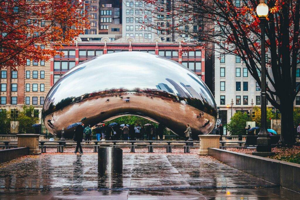 Chicago's Bean sculpture