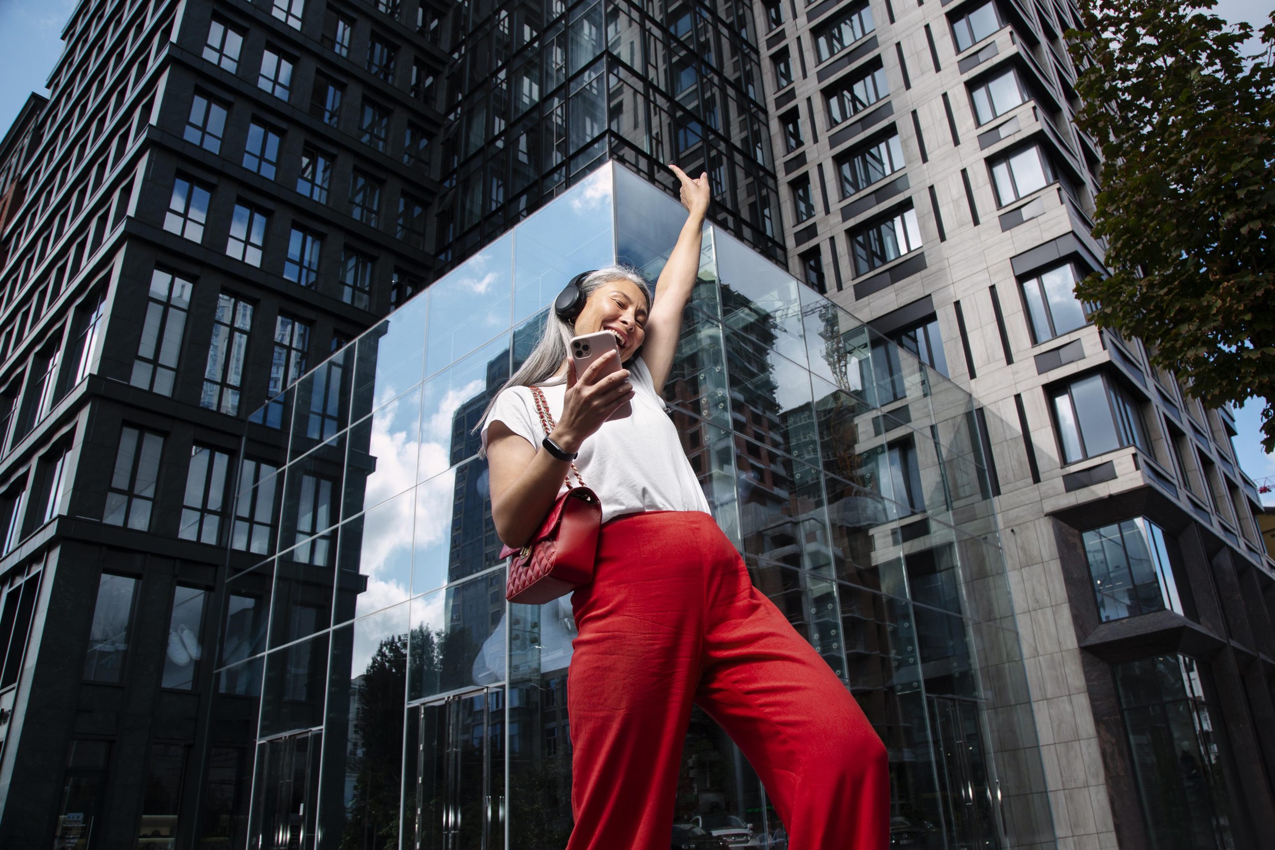 Real Estate Photography Fort Collins 4 happy senior person listening music scaled