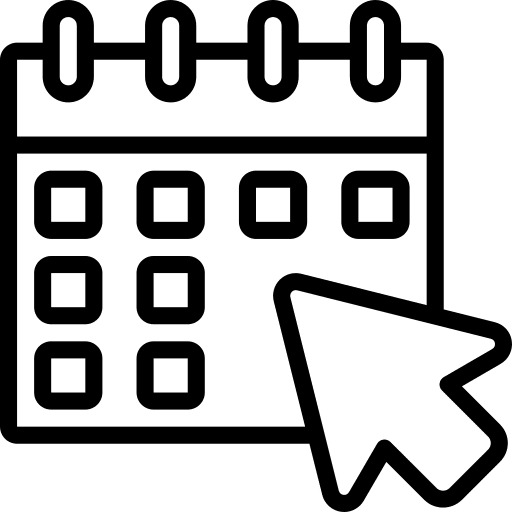 black calendar svg png logo